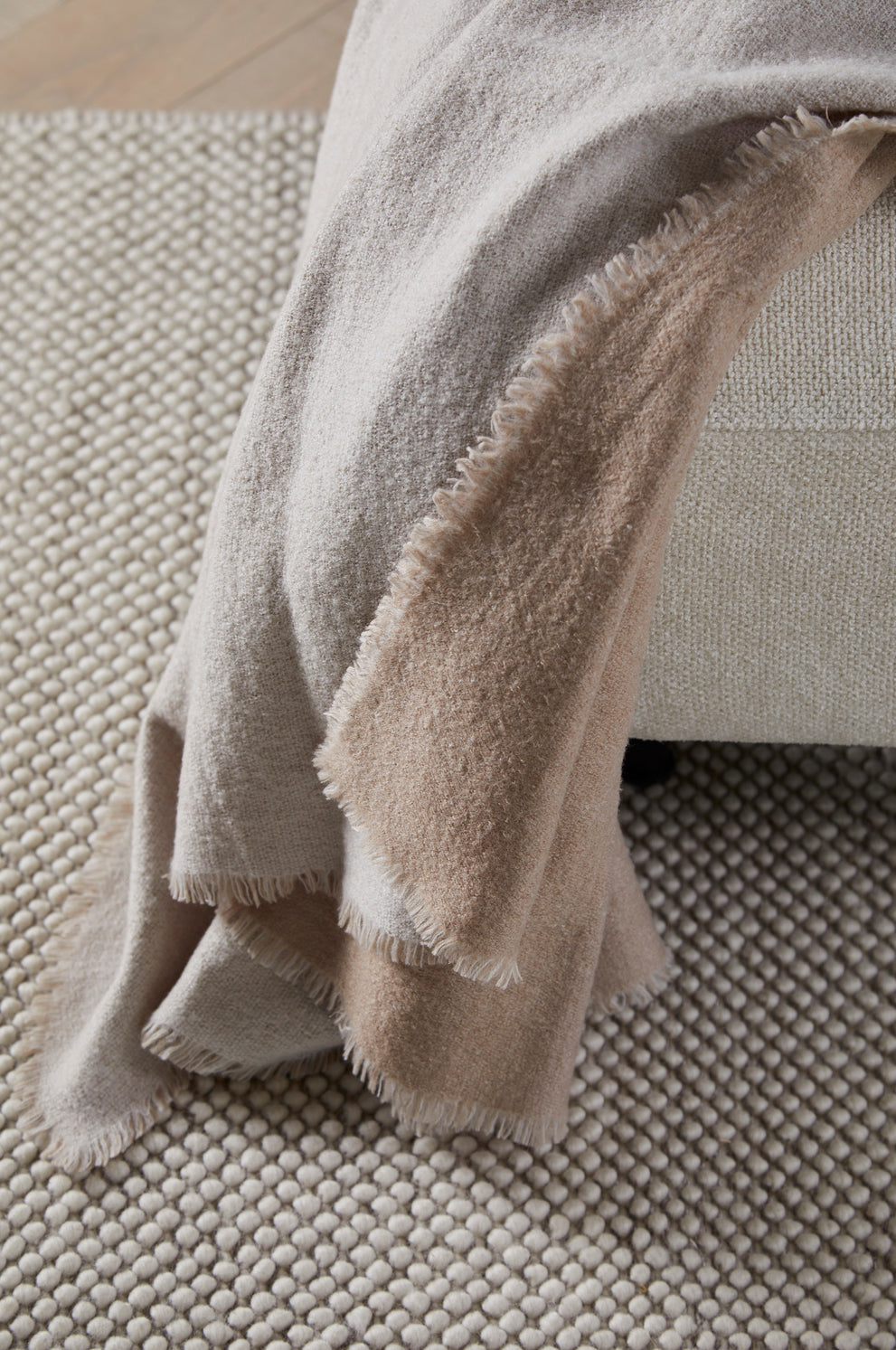 double throw beige & off white by woud at adorn.house