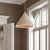  annular pendant (large) - beige by woud at adorn.house