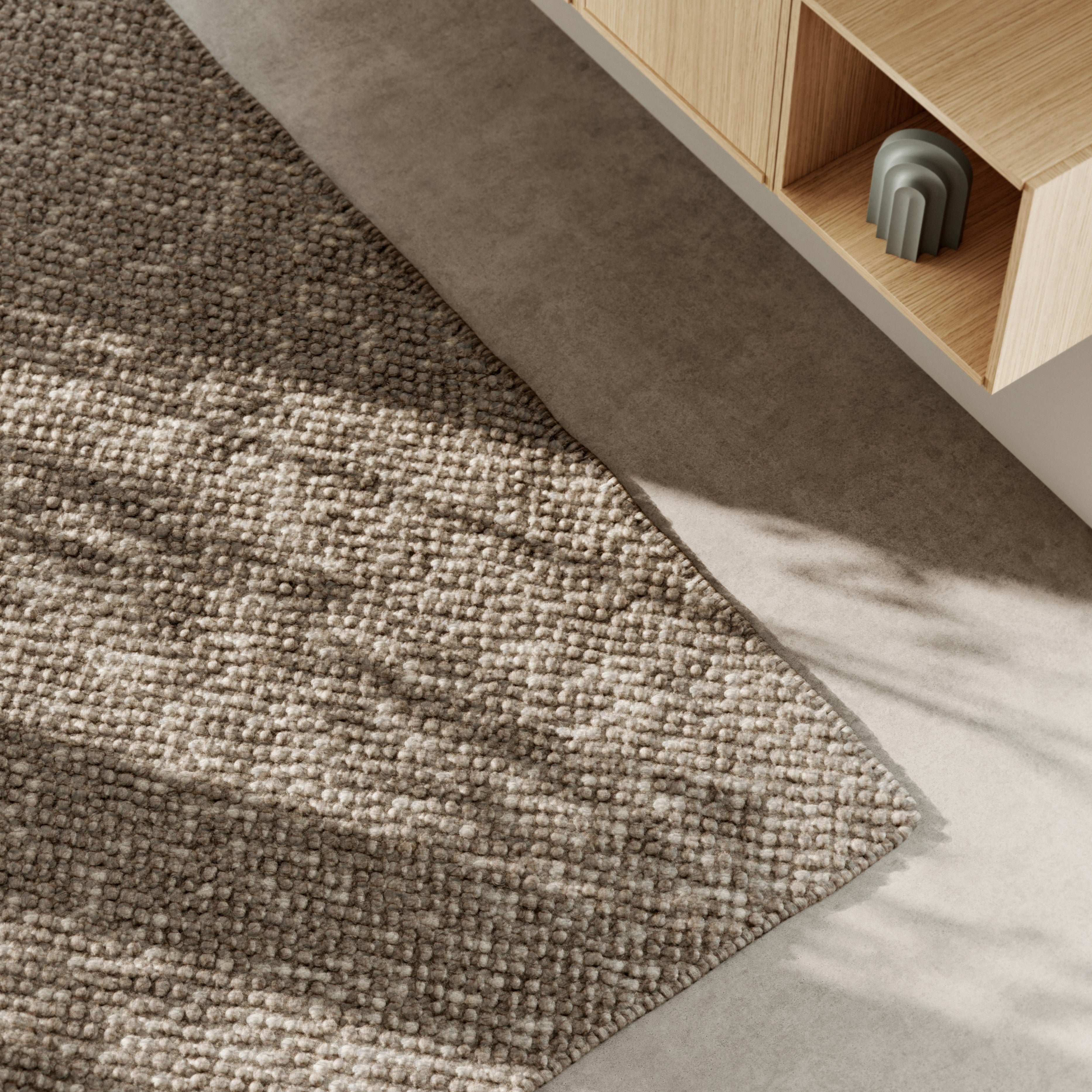 tact rug 200 x 300 cm brown by woud at adorn.house