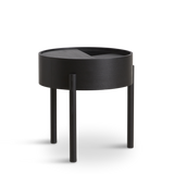 arc side table (42 cm) - black by woud at adorn.house