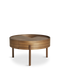 arc coffee table (66 cm) - walnut