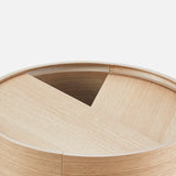 arc side table (42 cm) - oiled oak by woud at adorn.house