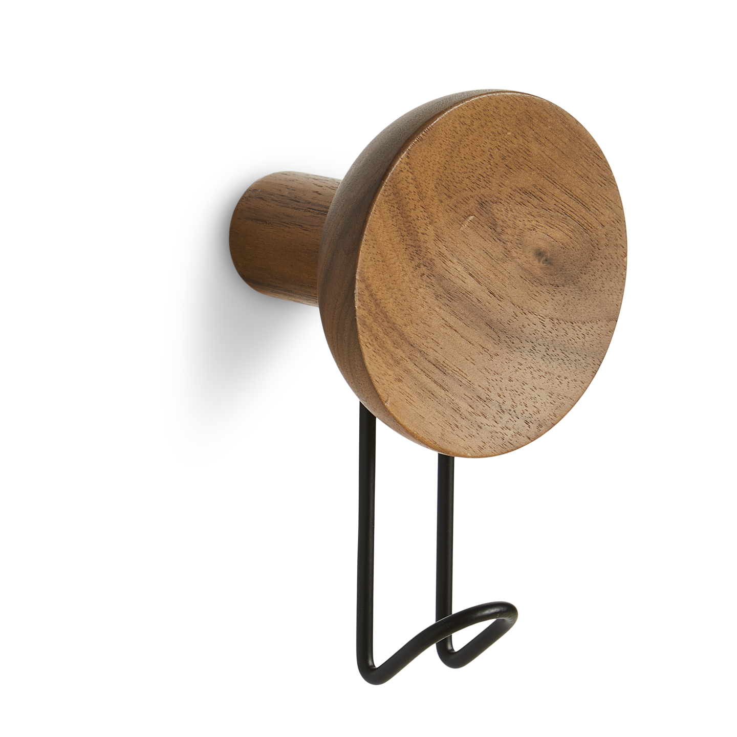 around wall hanger large walnut & black by woud at adorn.house