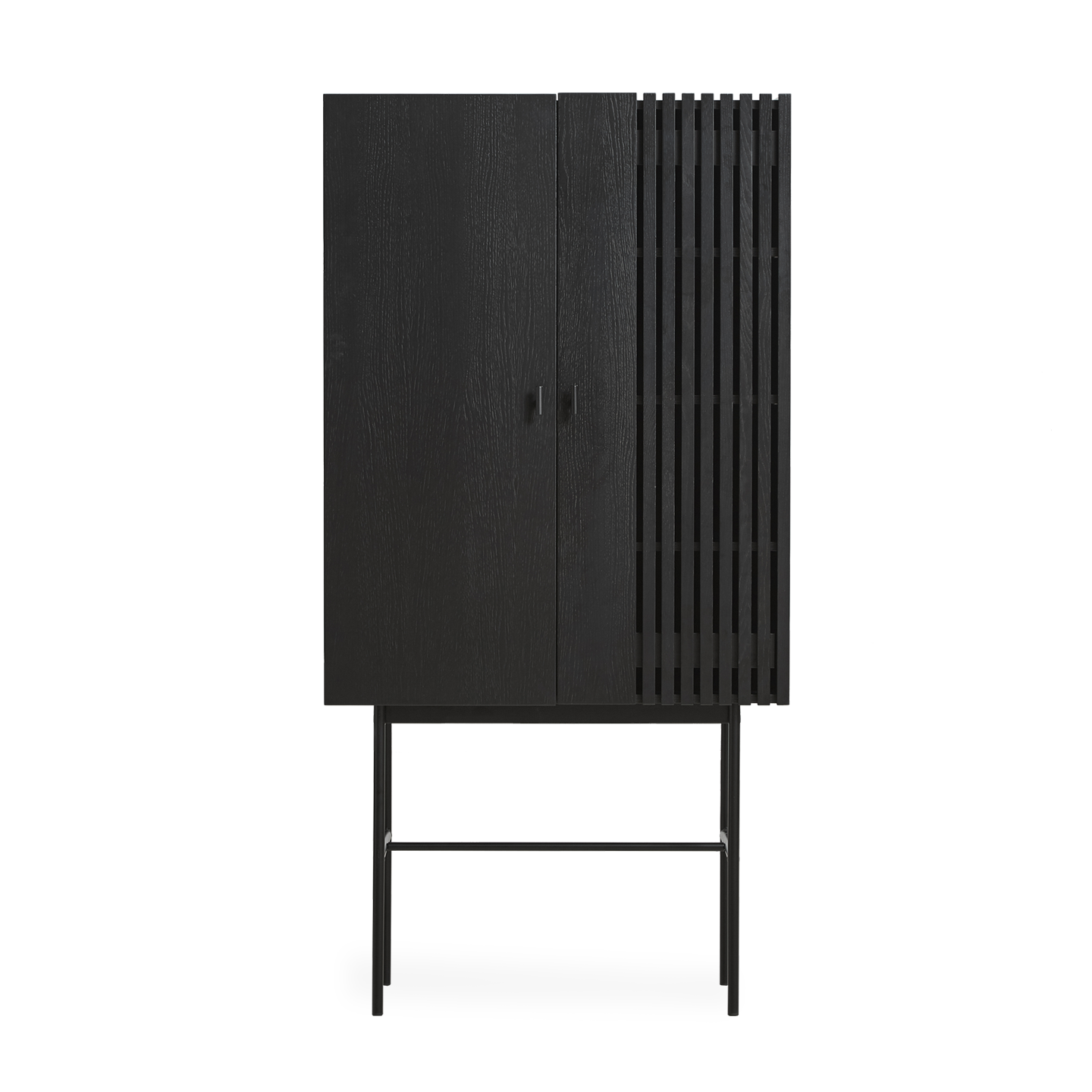 array highboard (80 cm) - black by woud at adorn.house