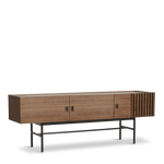array low sideboard (150 cm) walnut by woud at adorn.house