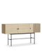 array sideboard (180 cm) - white pigmented oak