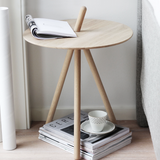 come here side table - black by woud at adorn.house