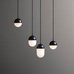 dot pendant (small) - black by woud at adorn.house