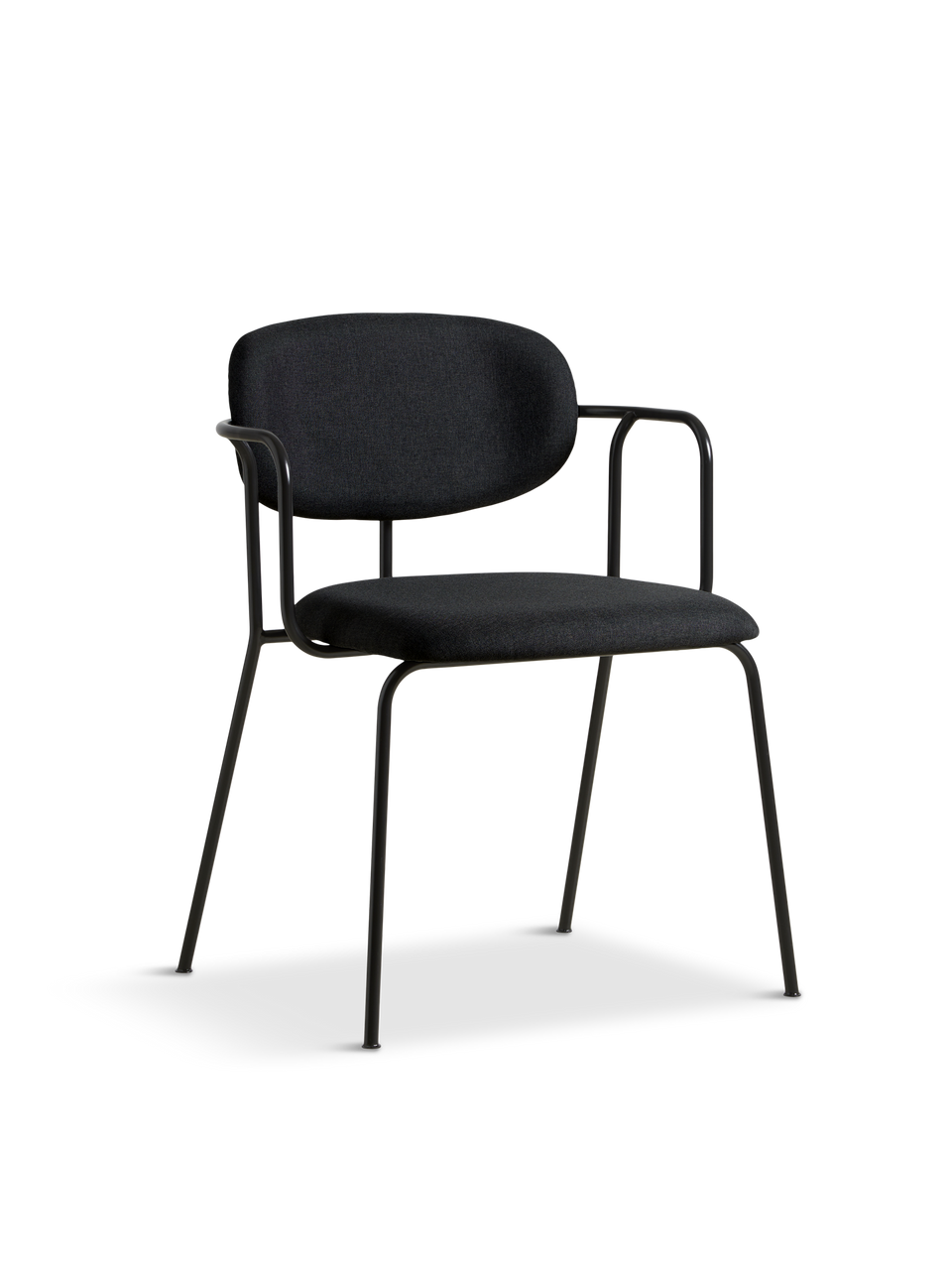 frame dining chair black