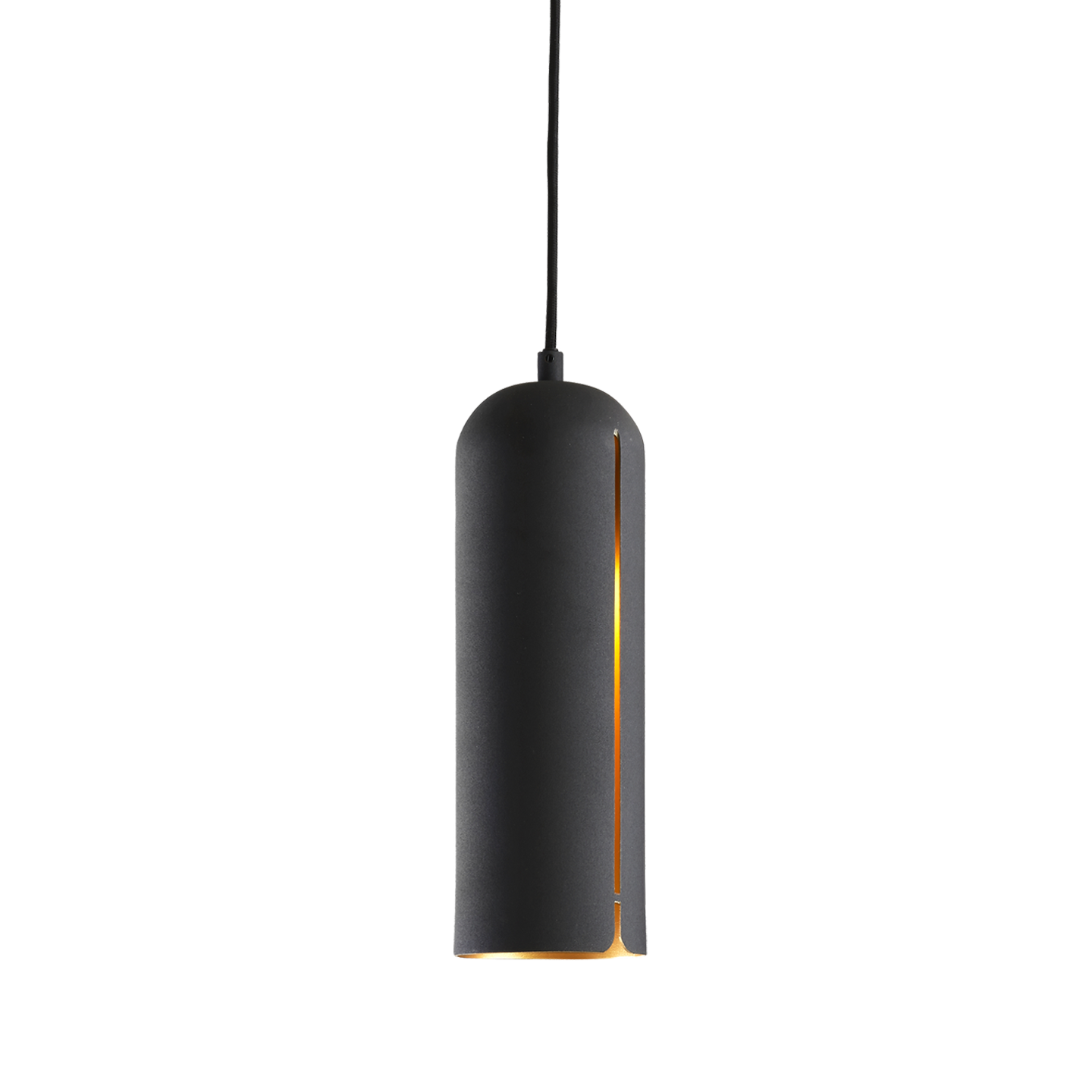 gap pendant (tall) - black by woud at adorn.house