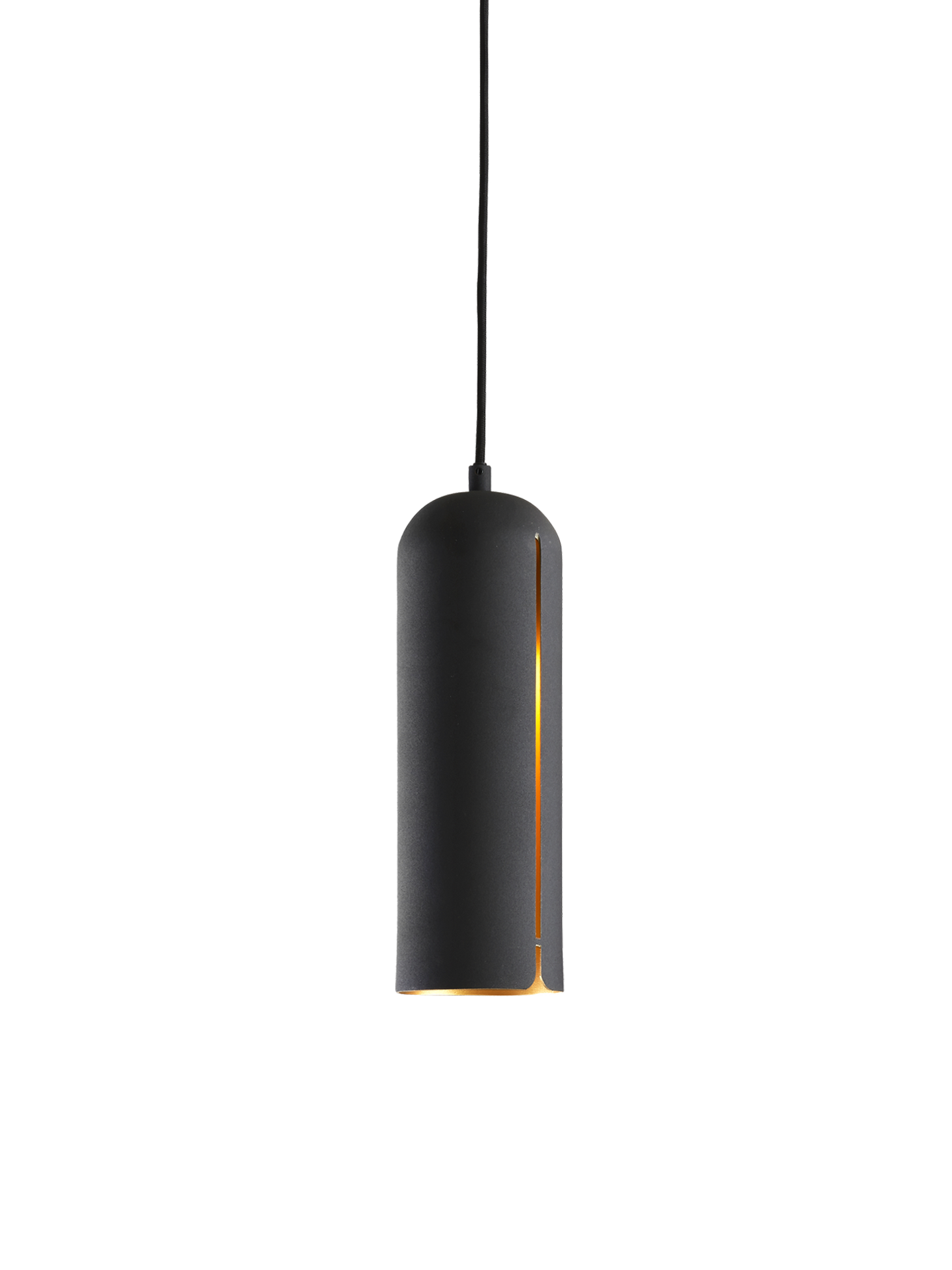 gap pendant (tall) - black by woud at adorn.house