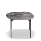 la terra occasional table (medium) - grey melange by woud at adorn.house