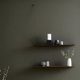 stedge shelf 80 cm smoked oak by woud at adorn.house