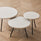 soround coffee table beige 23.6” x 16” h