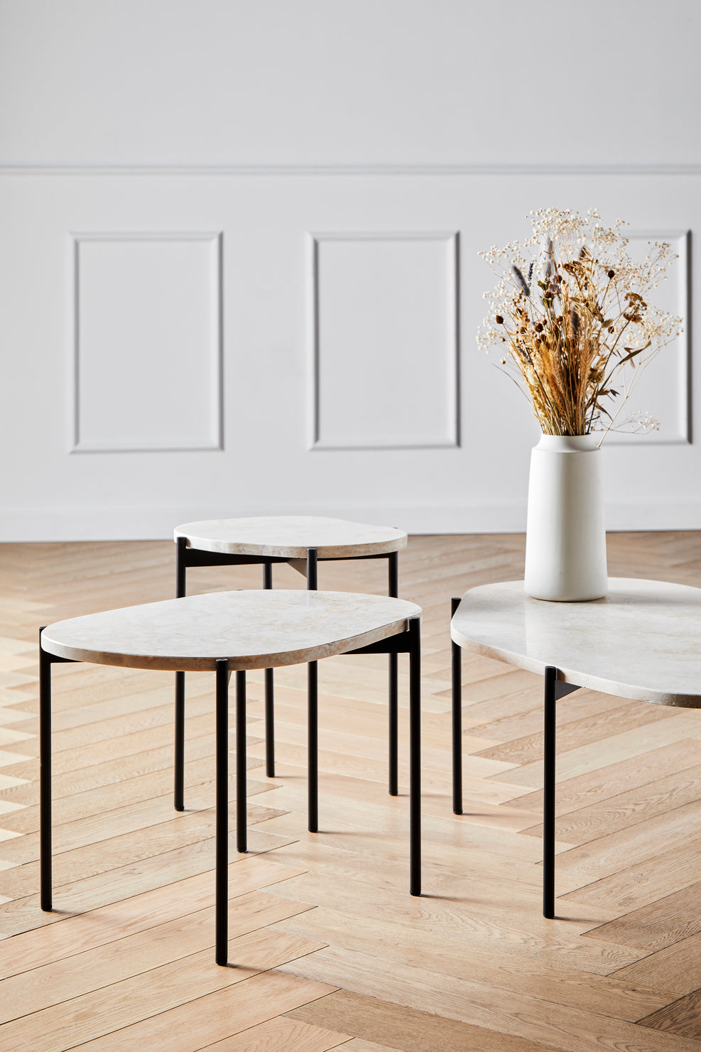 la terra occasional table (large) - ivory by woud at adorn.house