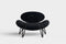 meadow lounge chair black & black