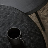 soround coffee table black ash 29.5” x 19.3” by woud at adorn.house