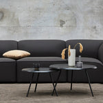 soround coffee table black ash 29.5” x 19.3” by woud at adorn.house