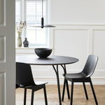 tree dining table 120 cm beige/black by woud at adorn.house