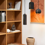 gap pendant (tall) - black by woud at adorn.house