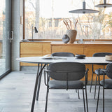 frame dining chair black by woud at adorn.house