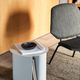 sentrum side table warm grey by woud at adorn.house