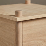 elevate side & back panel small oak by woud at adorn.house
