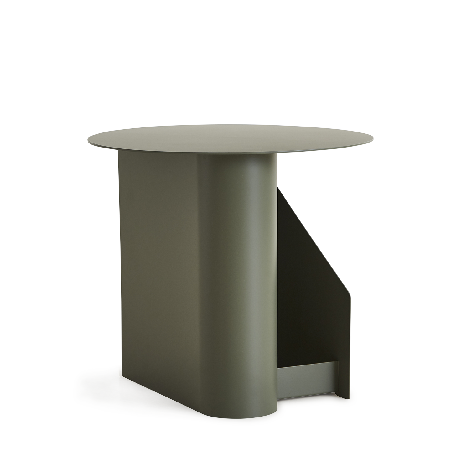 sentrum side table dusty green by woud at adorn.house