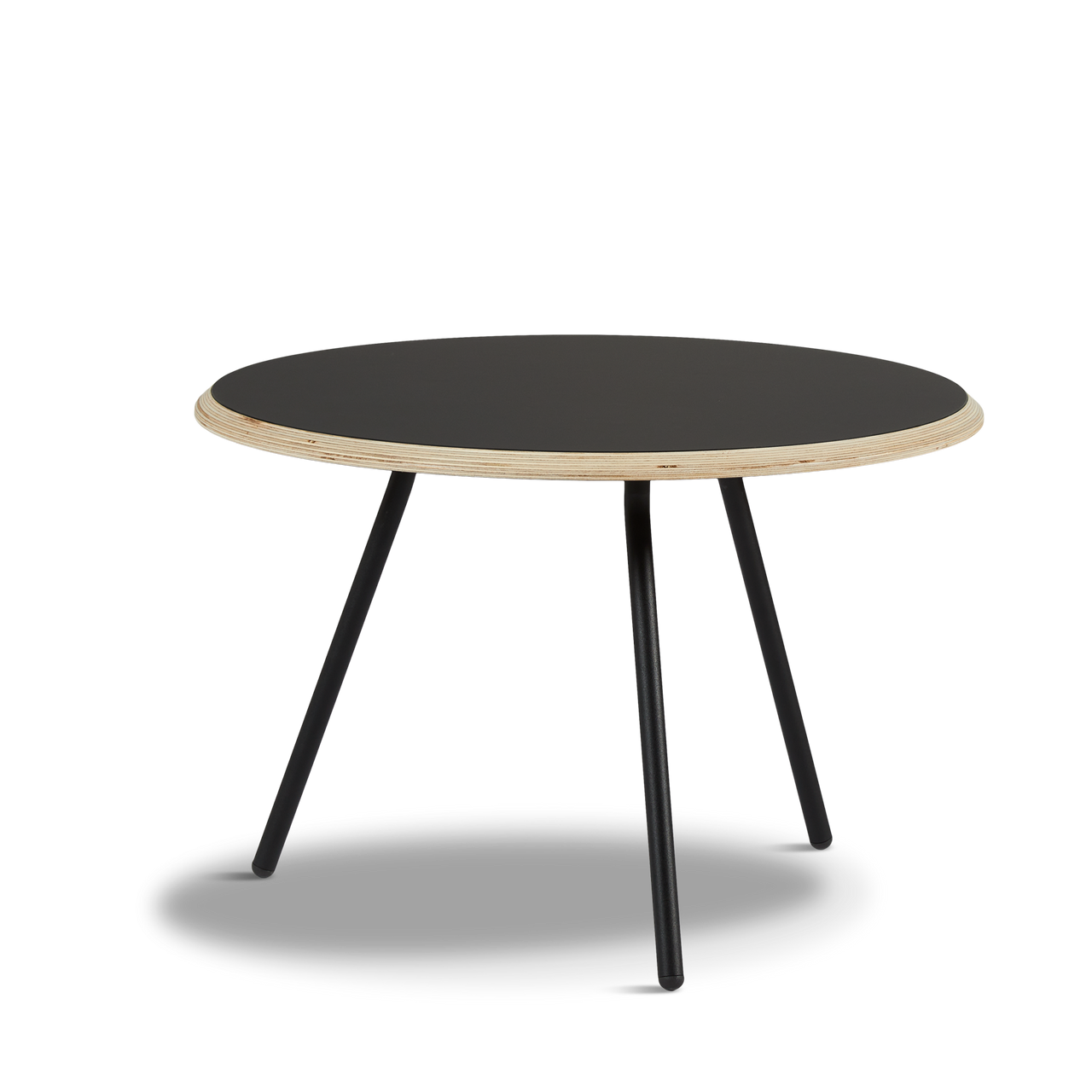 soround coffee table black 23.6” d x 16” h