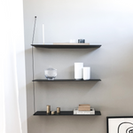 stedge shelf 80 cm black by woud at adorn.house
