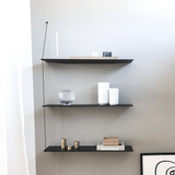 stedge shelf 80 cm black by woud at adorn.house