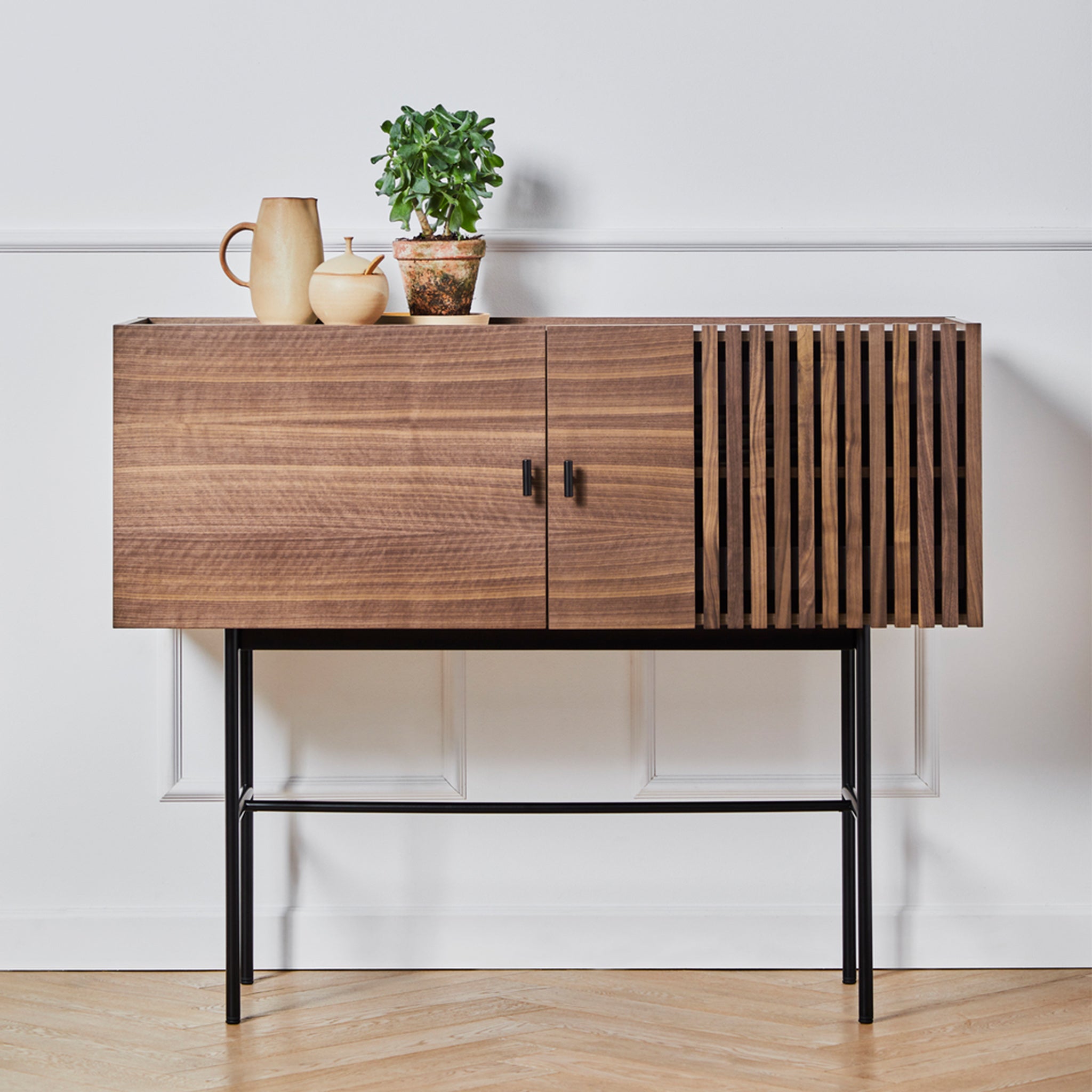 array sideboard (120 cm) - walnut by woud at adorn.house