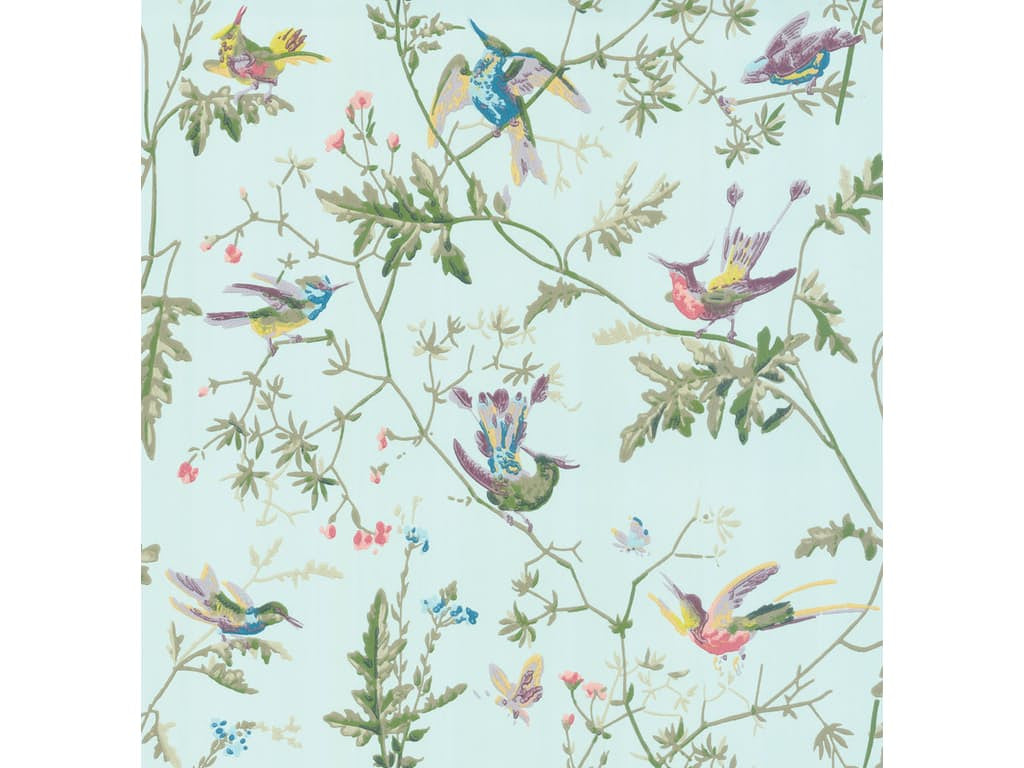 hummingbirds, cole and son, wallpaper, - adorn.house