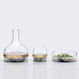 chill bowl with marble base L by nude at adorn.house
