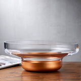 contour bowl wide copper by nude at adorn.house