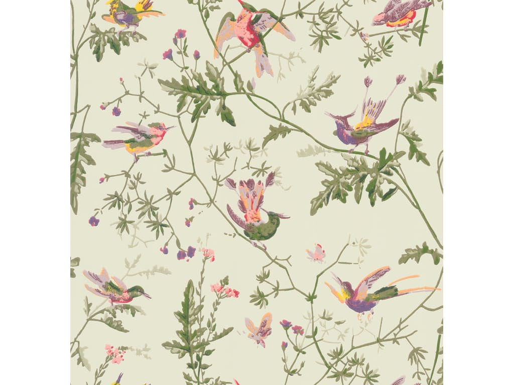 hummingbirds, cole and son, wallpaper, - adorn.house