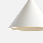 annular pendant (small) - white by woud at adorn.house
