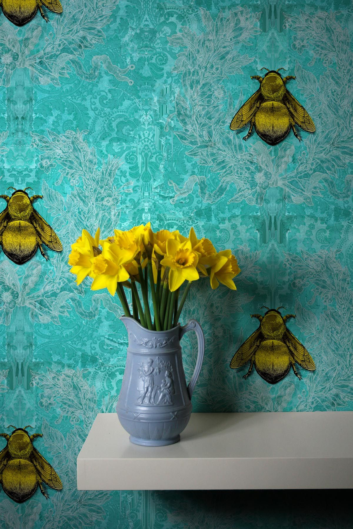 imperial apiary wallpaper by timorous beasties on adorn.house