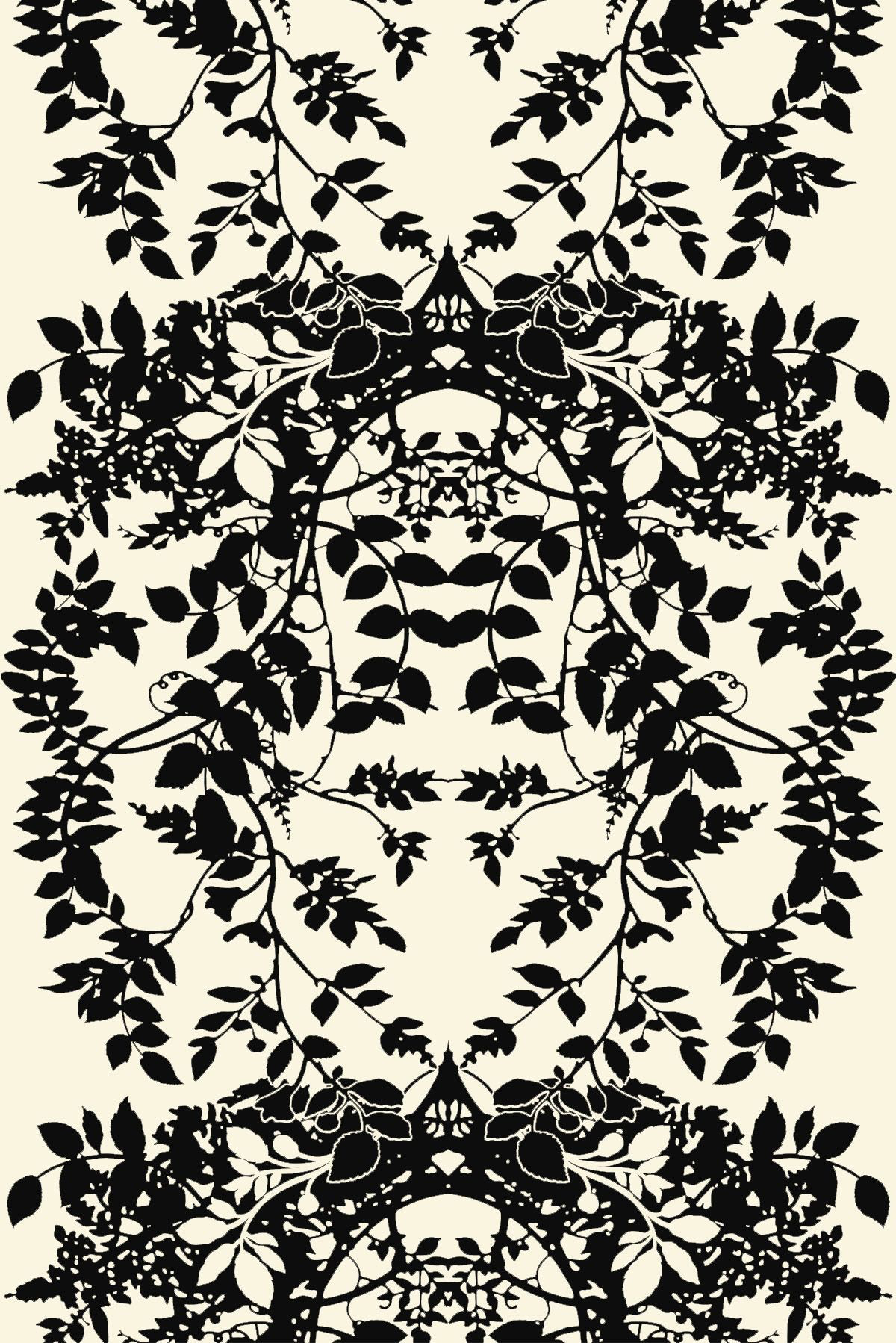 superwide leaf wallpaper by timorous beasties on adorn.house