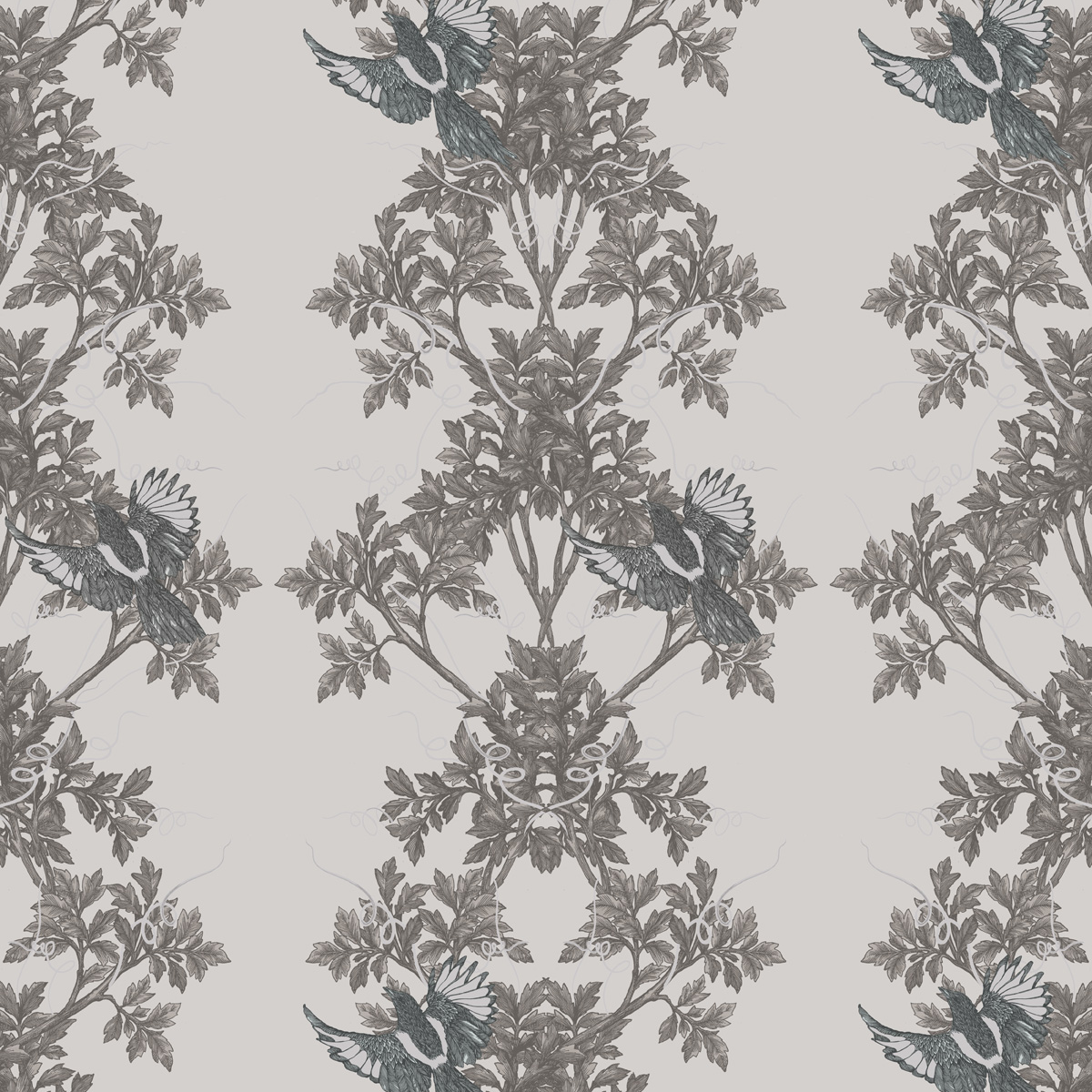two in a bush wallpaper by timorous beasties on adorn.house