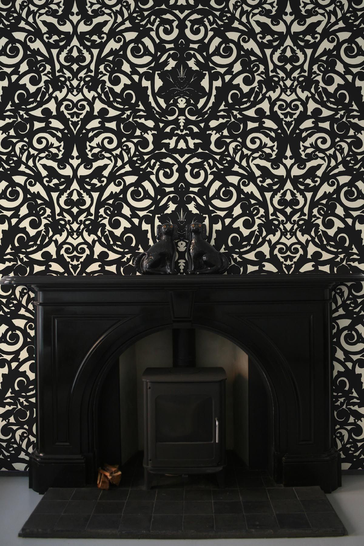 superwide birdcage wallpaper by timorous beasties on adorn.house