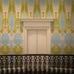 ikat damask wallpaper panel by timorous beasties on adorn.house