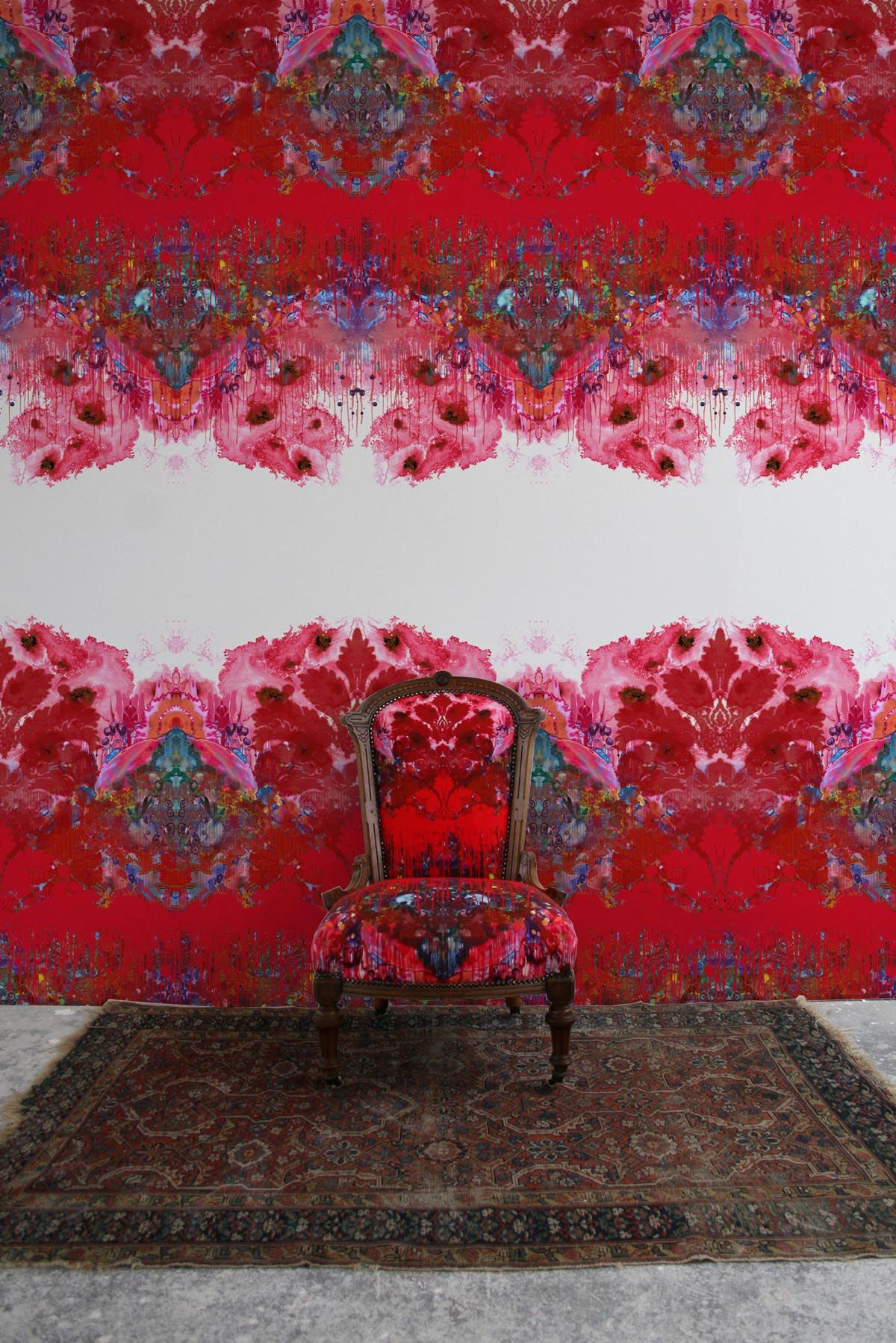 omni drips wallpaper panel by timorous beasties on adorn.house