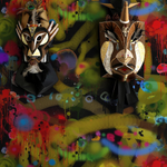 graffiti all over wallpaper by timorous beasties on adorn.house