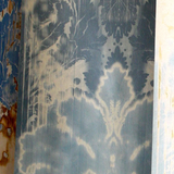 ikat damask wallpaper panel by timorous beasties on adorn.house