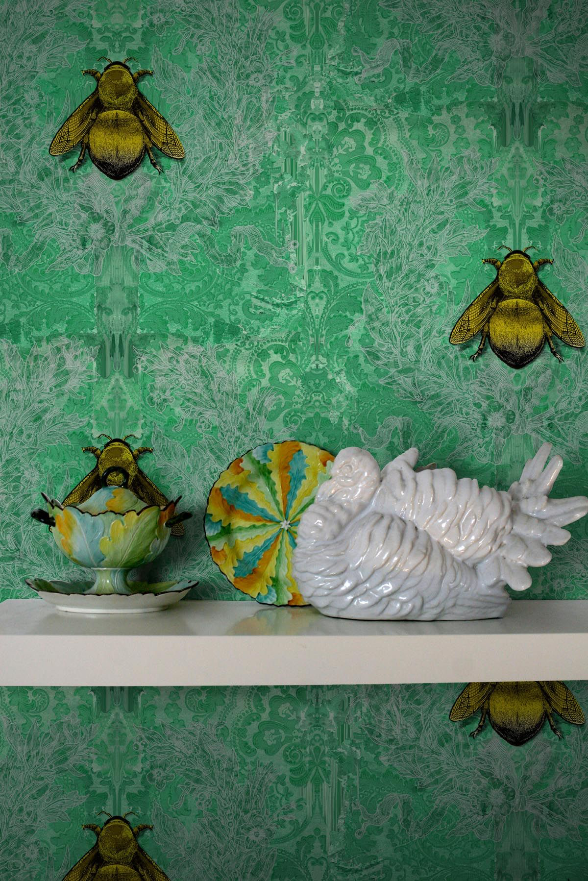 imperial apiary wallpaper by timorous beasties on adorn.house