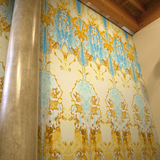 ikat damask wallpaper panel by timorous beasties on adorn.house