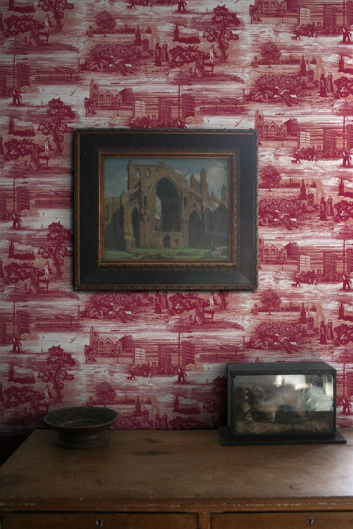 glasgow toile wallpaper by timorous beasties on adorn.house