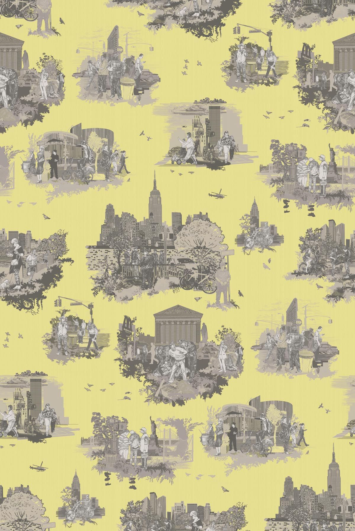 new york toile  wallpaper by timorous beasties on adorn.house