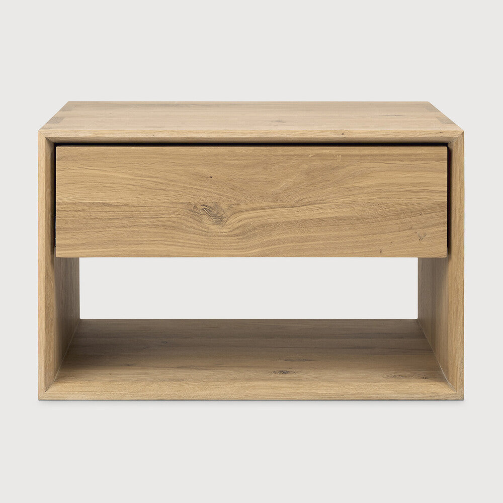 nordic II bedside table oak by ethnicraft at adorn.house